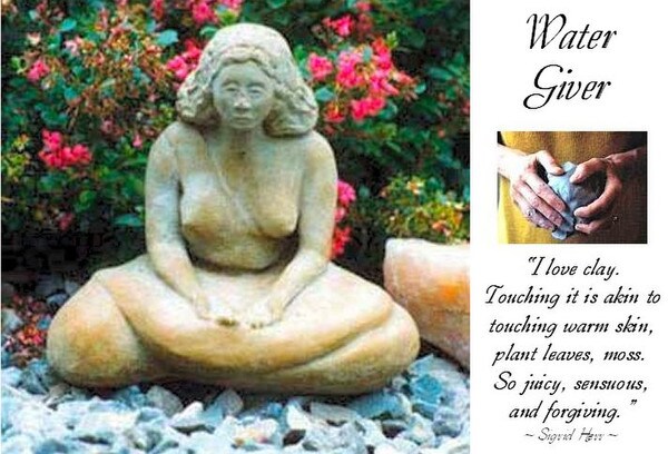 Watergiver Statue Small By Sigrid Herr